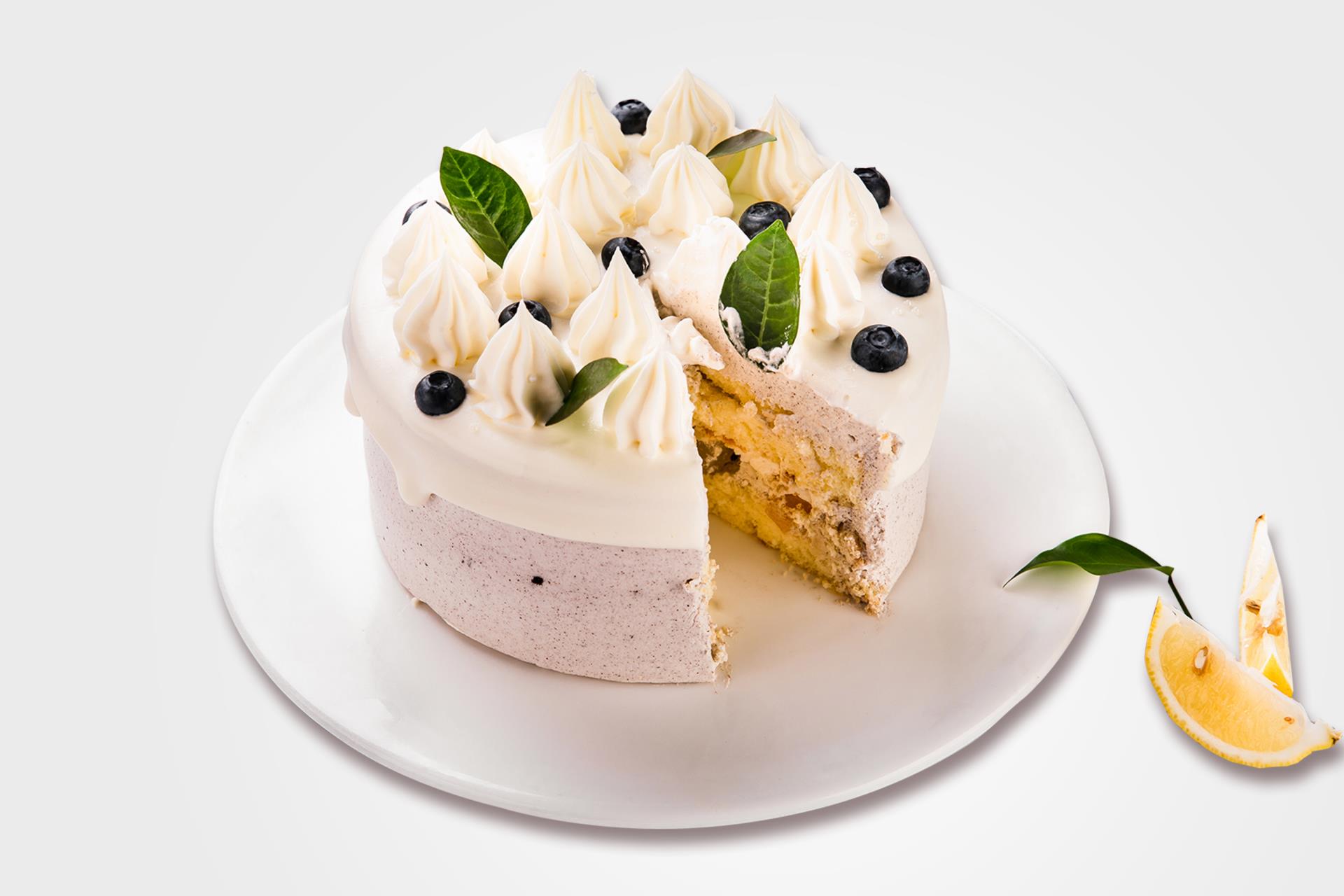 藍莓鮮奶油戚風蛋糕｜情人節限定優惠，兩人享用甜蜜款